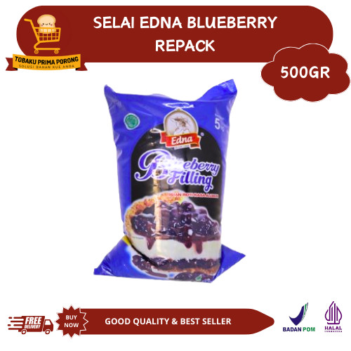 

EDNA BLUEBERRY REPACK 500 GR / selai blueberry