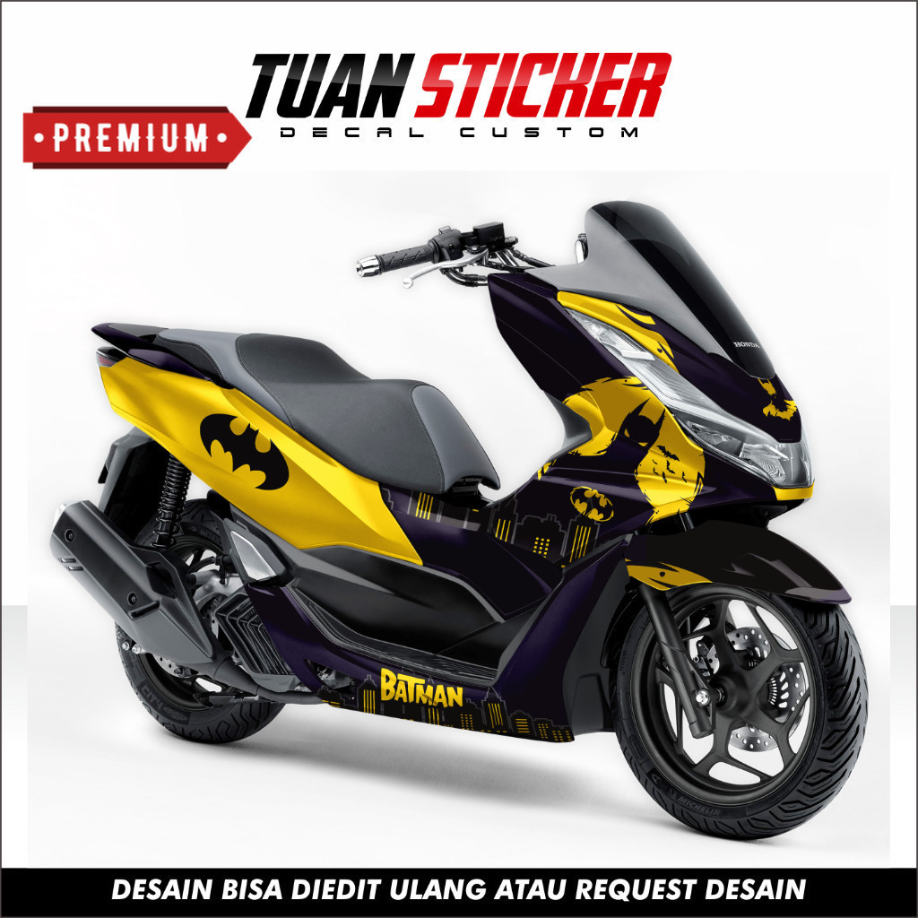 PREMIUM Decal stiker honda PCX 160 PCX 150 full body Desain terbaru kode PX- batman COPPY