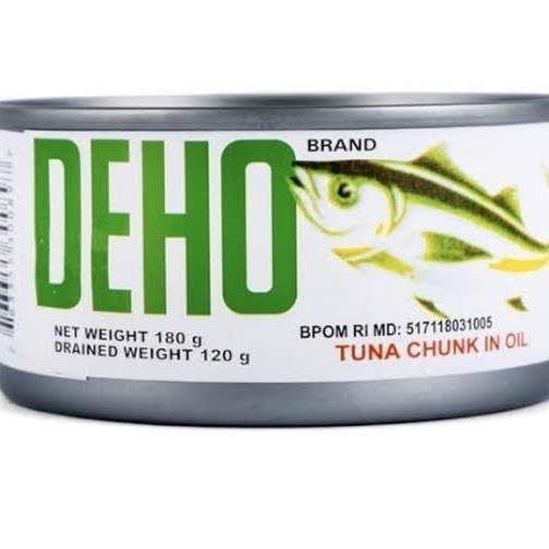 

DEHO ikan tuna kaleng dalam minyak 180 gram