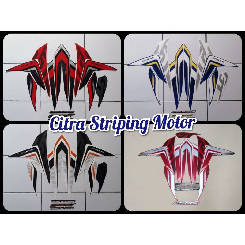 STICKER STRIPING LIS LES BODY MOTOR YAMAHA MIO SOUL GT 2014