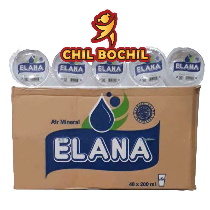 

[INSTANT] ELANA CUP AIR MINERAL GELAS 220ML ISI 48 PER DUS - CHIL BOCHIL