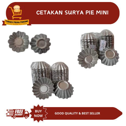 Cetakan surya kue pie mini / kue pie / cetakan pie mini