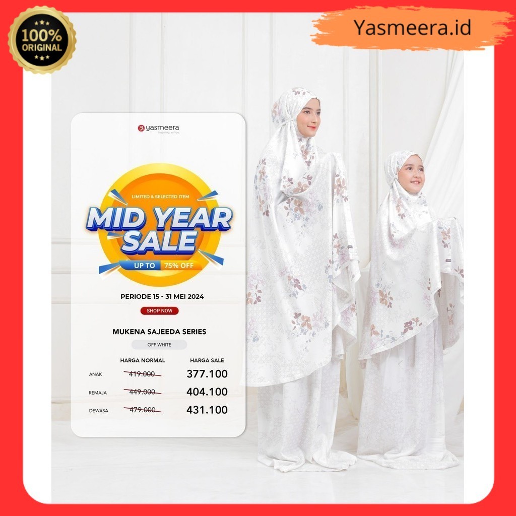 Yasmeera MUKENA SAJEEDA SERIES