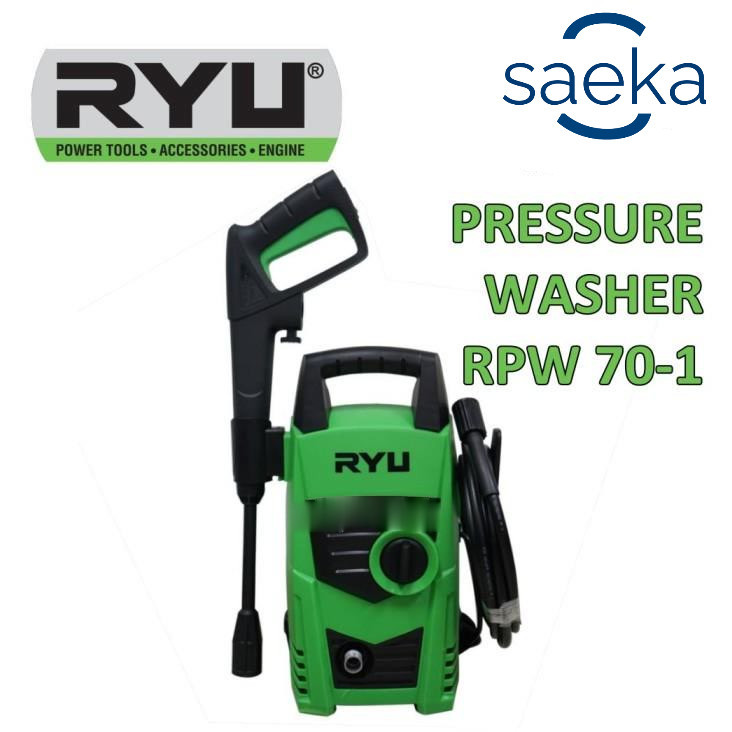 RYU PRESSURE WASHER RPW 70-1 JET CLEANER RPW70 MESIN CUCI MOBIL MOTOR