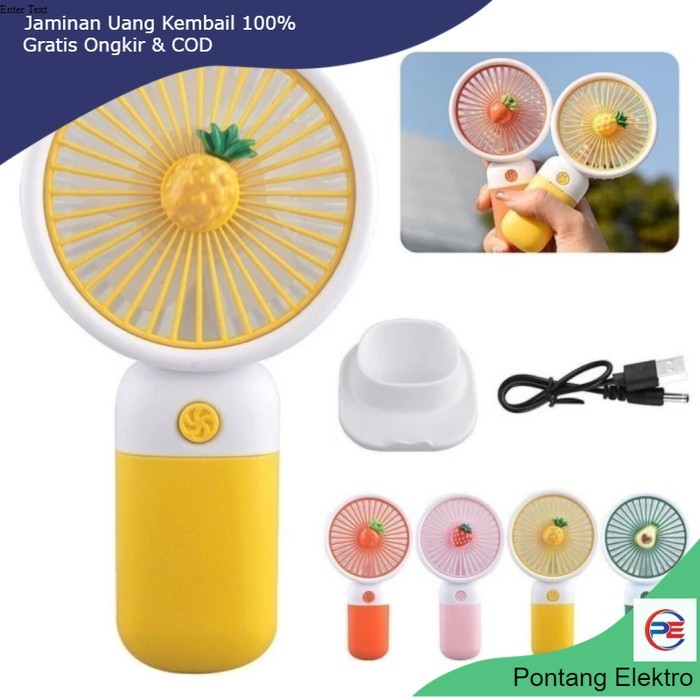 

Kipas Mini Karakter Buah Portable Fan Mini Angin Genggam Travel Desktop Set Buah Random COD By Pontang Elektro