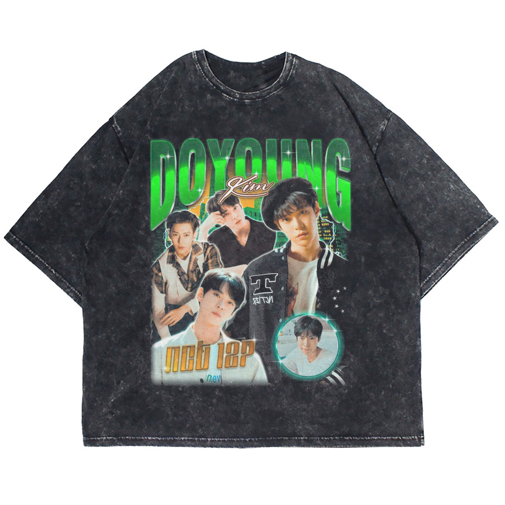 Patternmerch "doyoung nct 127" Oversize T-shirt | washed tee | kaos vintage
