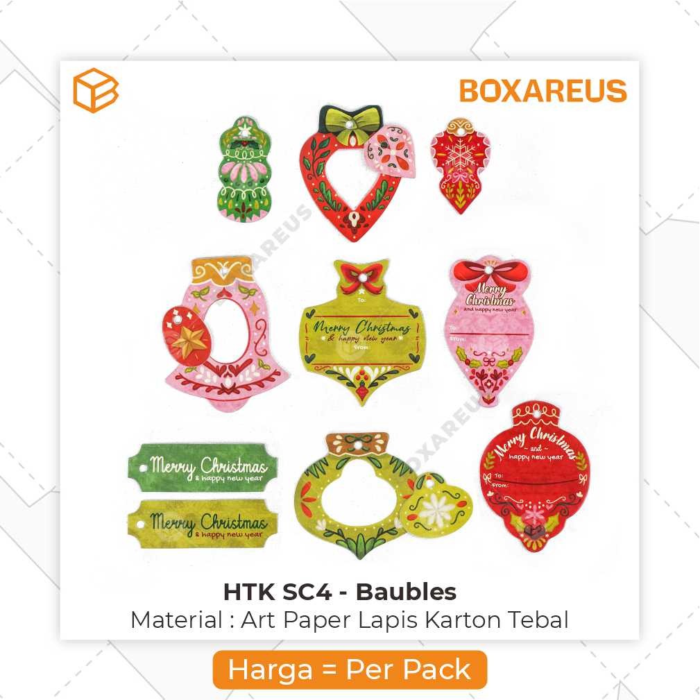 

Hangtag Natal Hang Tag Christmas Kartu Ucapan Box Hampers | HTK SC