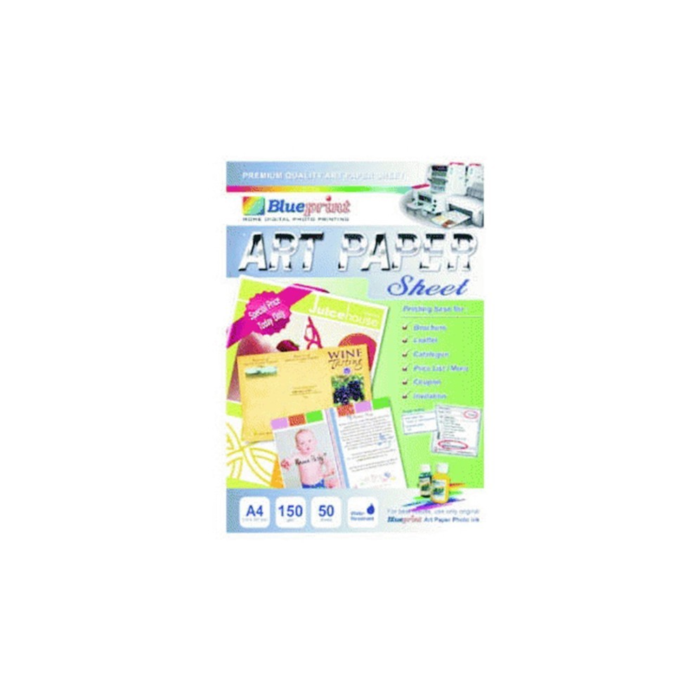 

Blueprint Ap-A4150 - Art Paper Sheet A4 Art Paper APA4150 TSB