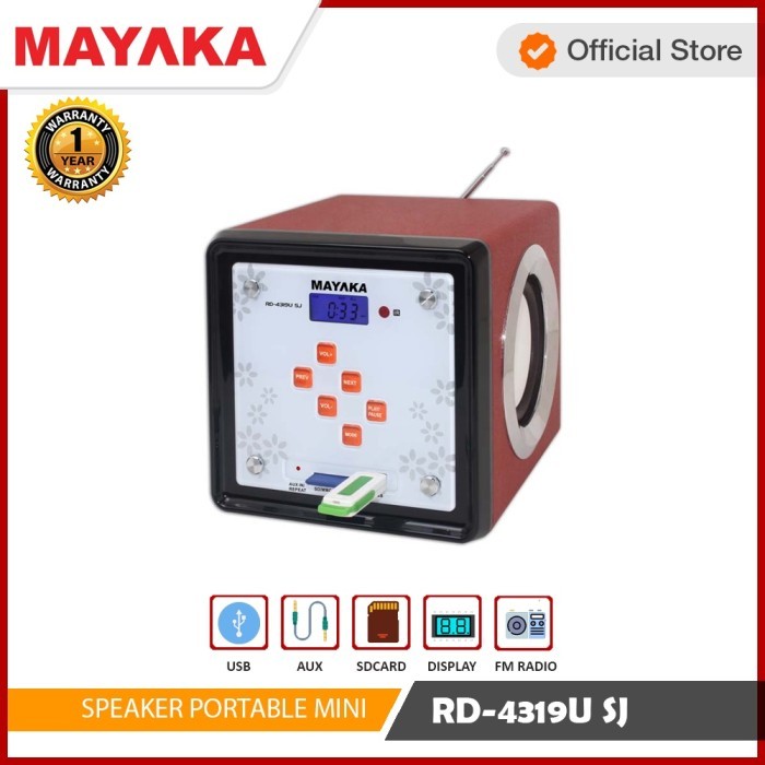 GROSIR Mayaka Speaker Radio RD4319U SJ - Garansi Resmi Mayaka
