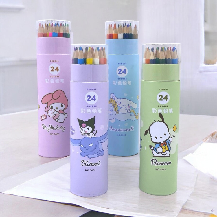 

(12/24warna) Pensil Warna Tabung / Pencil Warna Color Tube 12/24 Warna
