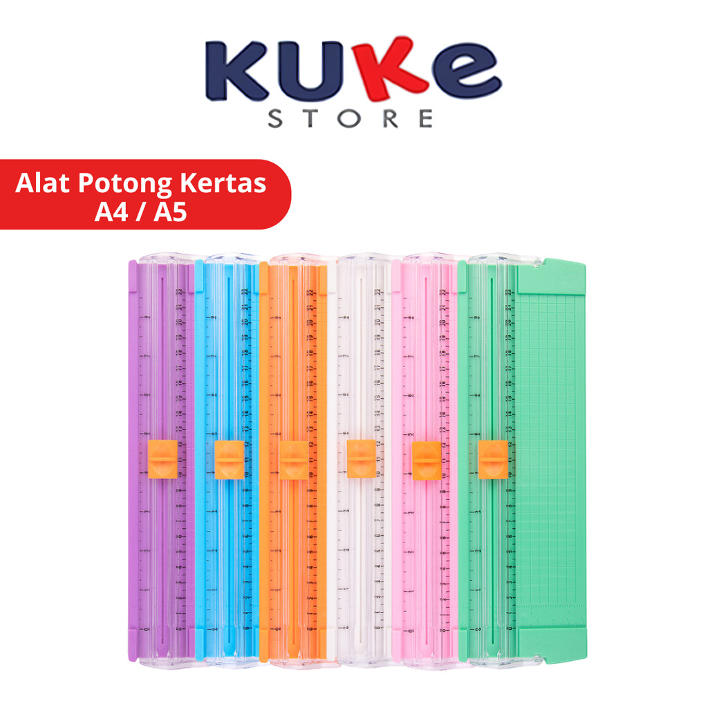 

Alat Potong Kertas A4 / A5 Dengan Penggaris / Paper Trimmer Portable Cutting Machine Paper Precision DIY Craft Photo Scrapbook Paperbook Artbook Carton Art / Mesin Pemangkas Foto Pemotong Kartu Buku Kliping / Alat Perlengkapan Kantor ATK Sekolah Praktis R