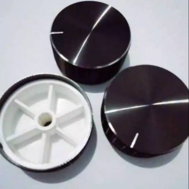 Kenop knop almini knop potensio besi besar volume 40mm