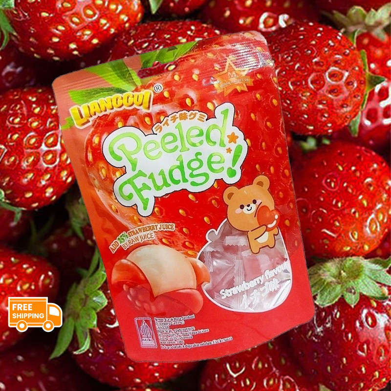 

HALAL LIANGGUI SOFT CANDY MANGO&ORANGE&STRABERRY Permen Lunak Rasa Buah Permen Viral best Seller