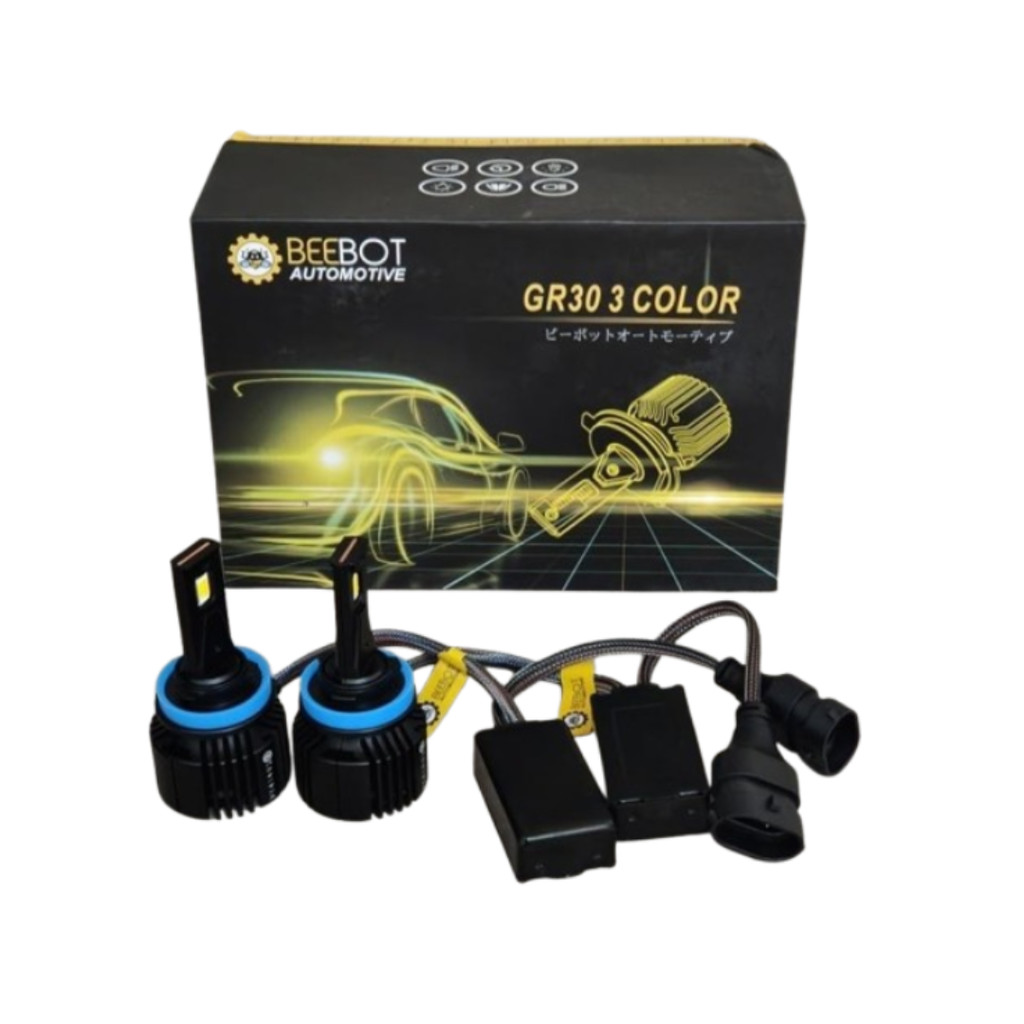 Led Foglamp 3 Warna Beebot Gr30 H11