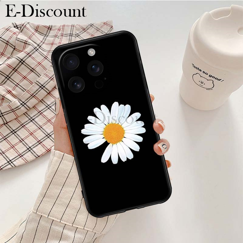 New Phone case iPhone 16 Pro 16E 17E Back cover Fashionable cartoon chrysanthemum Stand dustproof sm