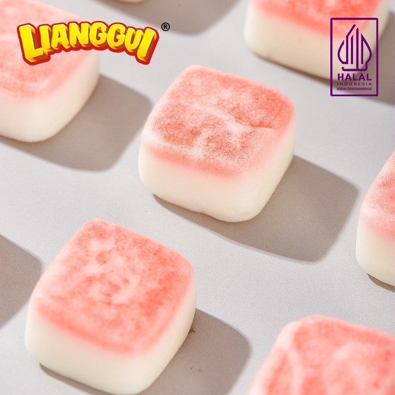 

[Permen import halal]HALAL LIANGGUI SOFT CANDY MANGO&ORANGE&STRABERRY Permen Lunak Rasa Buah Buahan Permen Viral best Seller