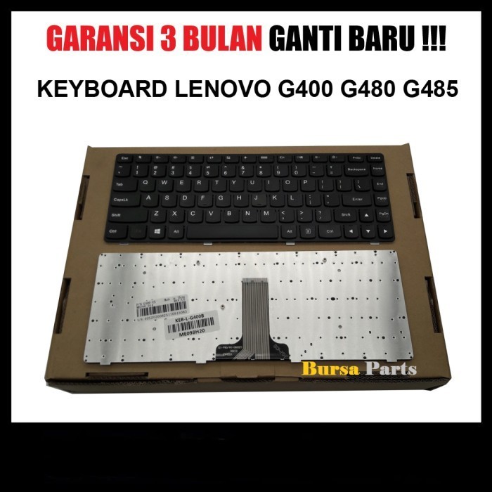 KEYBOARD LAPTOP LENOVO G400, G405 AMD BLACK .