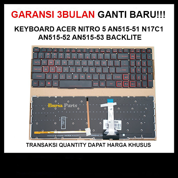 Keyboard Acer Nitro 5 AN515-57 Backlight .