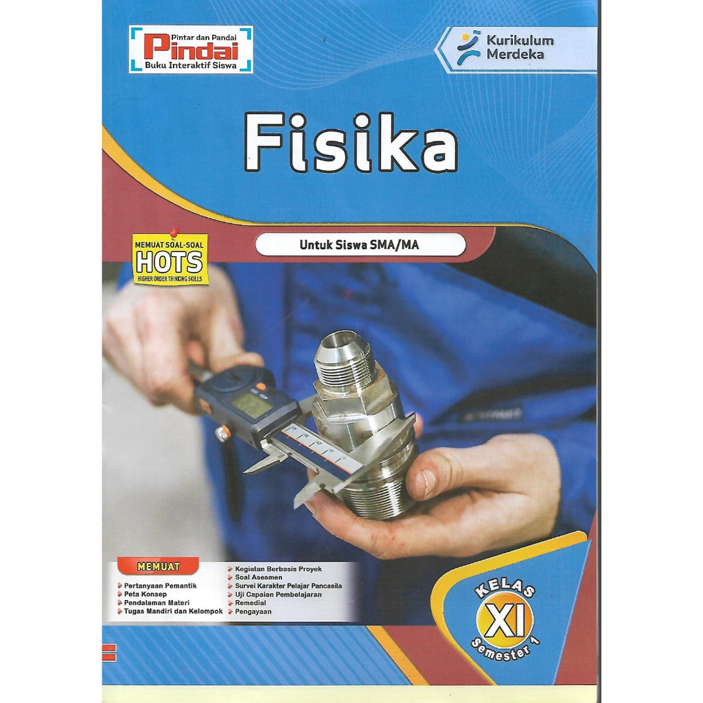 

Buku LKS Fisika kurikulum Merdeka Kelas 11 SMA/MA Semester 1