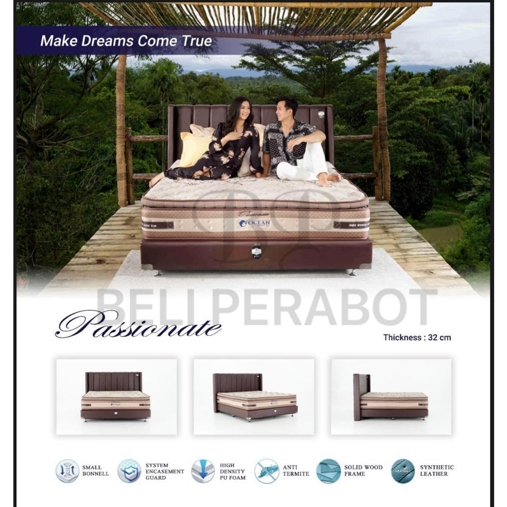 [ PERABOTKU28 ] Matras Kasur Springbed Ocean PASSIONATE