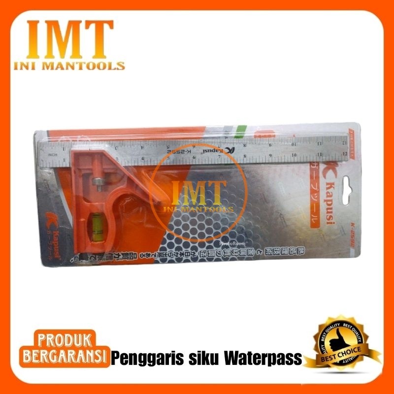 

gk Kapusi Penggaris siku Wateass 30cm/Siku Penggaris K-2592
