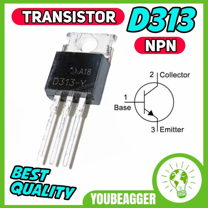 Transistor D313 npn