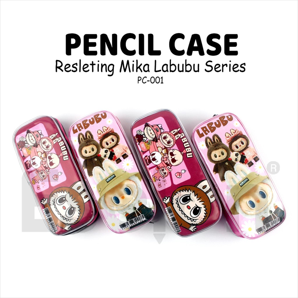 

Kotak Pensil Mika LABUBU / Tempat Pensil Mika Gambar LABUBU