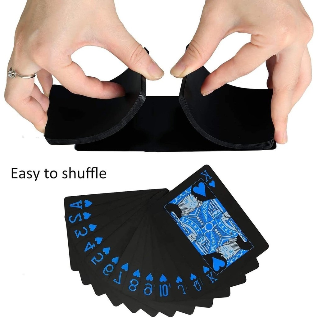 Kartu Remi Plastik PVC Anti Air Waterproof Leng Gaple Domino Poker Blackjack Card