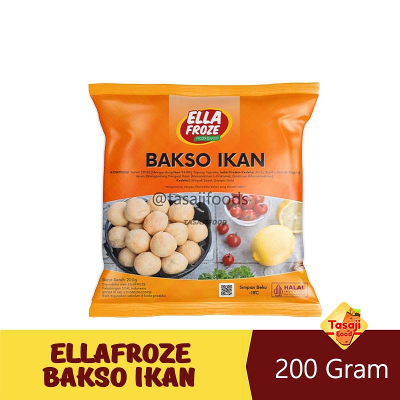 

Ellafroze Bakso Ikan 200 Gr Olahan Ikan Frozen