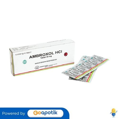 Ambroxol Novapharin 30 Mg Strip 10 Tablet