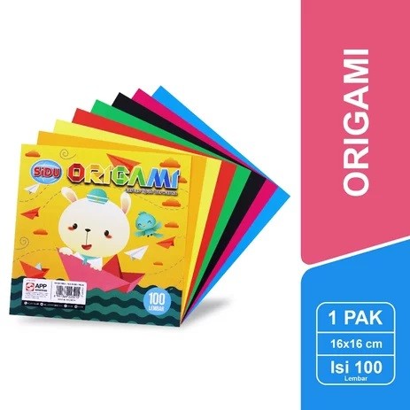 

Kertas Lipat Origami SiDu Besar isi 100 Lbr