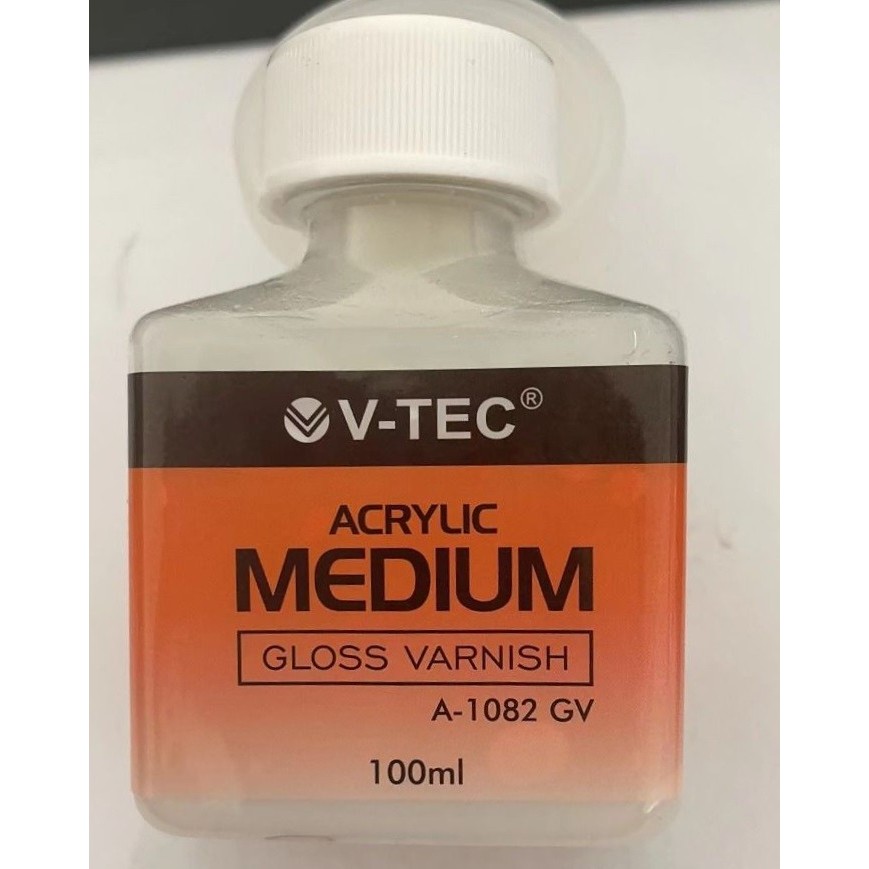 

V-TEC Acrylic Medium Gloss Varnish 100ml / GLOSS VARNISH AKRILIK