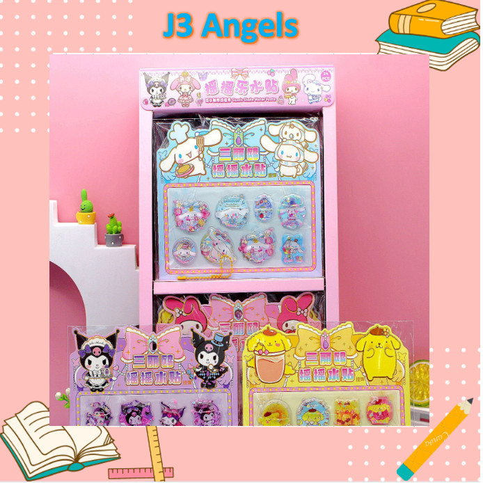 

J3 - Stiker air gantungan aksesoris labubu lucu stickers sanrio 3D