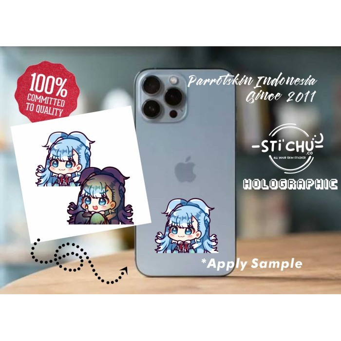 

Stiker Sticker hologram hololive Kobo Kaneru - Vinyl Korea, satuan