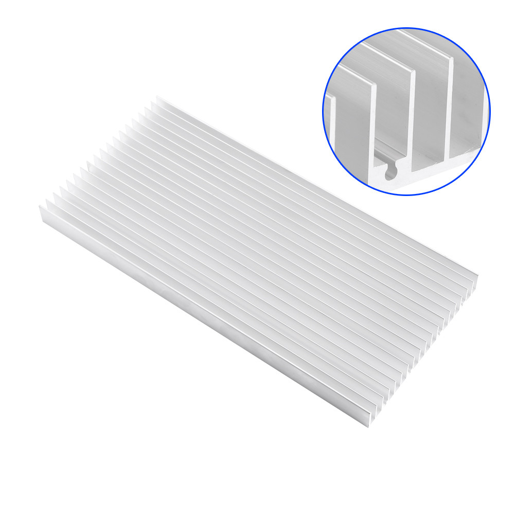 Aluminum Heatsink LED Heat Sink Cooler Aluminum Heat Sink 300*140*20MM Cooling Heatsink for High Pow