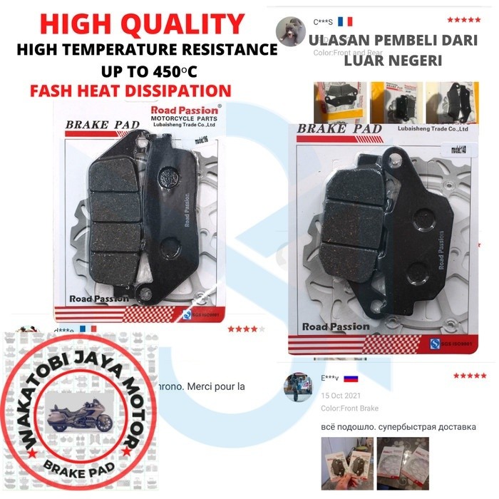 Kampas Rem HONDA CB 500X CBR 500 CB 500F Rebel 500 High Quality