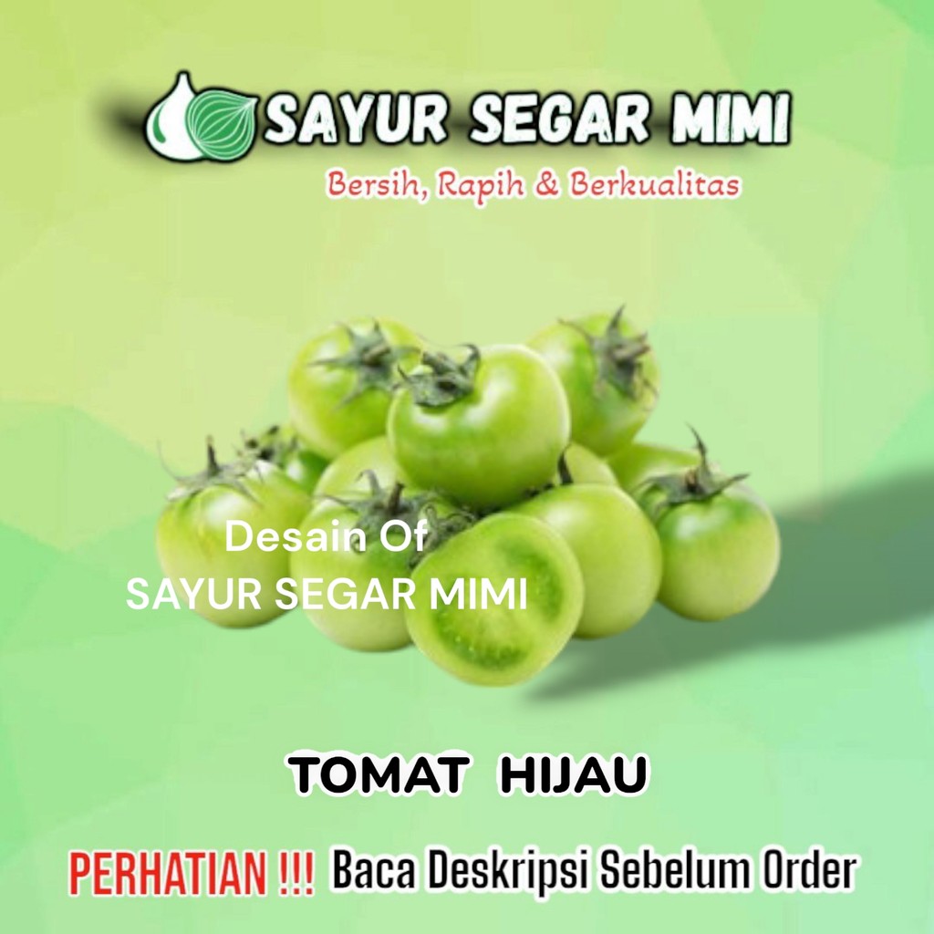 

Tomat hijau segar 1 kg / tomat hijau murah/ tomat murah - Sayur Segar Mimi