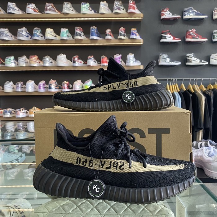 Adidas Yeezy Boost 350 V2 Core Black Green (Y-316)