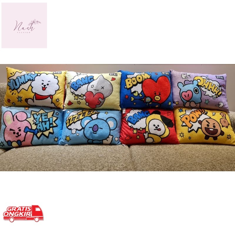 Boneka Lucu / Bantal Tidur Kotak Karakter Korea Lucu
