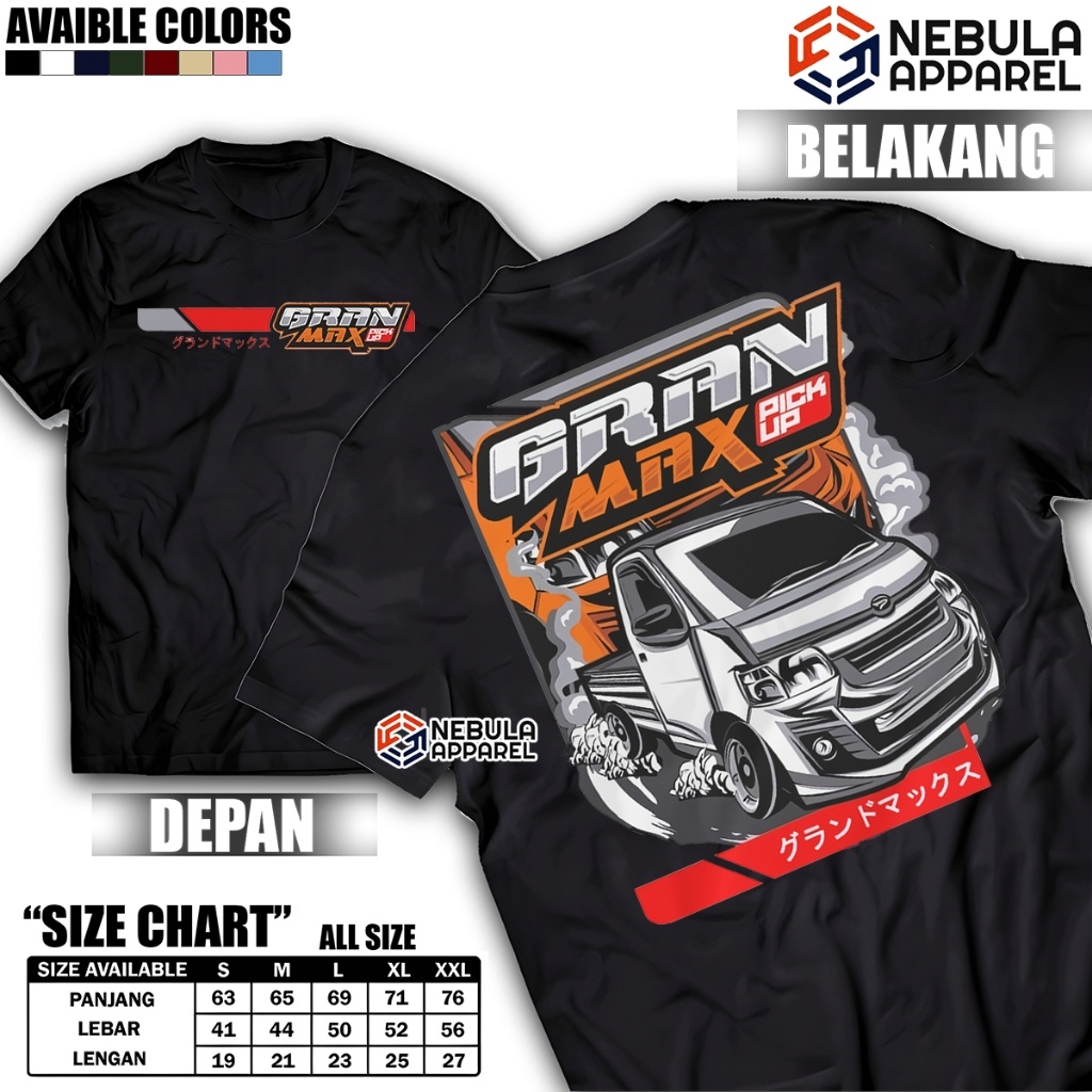 KAOS-PICK-UP-GRAND-MAX-BUSINESS-COMPANIONS-Baju-Mobil-Pickup-Driver-Muda-Indonesia-Canter-Mania