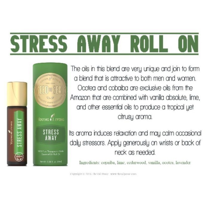 young living promo essential stress away roll on 10ml yl stress away roll on 10ml essentials oil ori