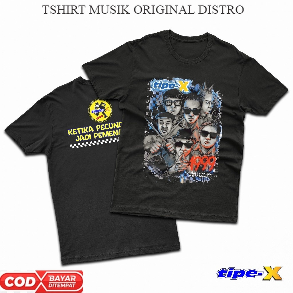 tshirt Tipe-X X-Friends X-Angels Bahan Katun 24s distro | Kaos Pria | T-shirt TIPE-X (1990) | Kaos T