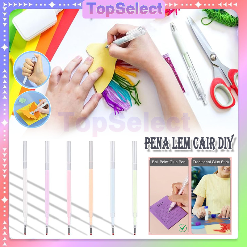 

Pena Lem Cair Cepat Kering/Pulpen Lem Kertas Cepat Kering/Pen Lem Cair Dot Diy/Pulpen Pena Lem Cair / Pena Lem Cair DIY
