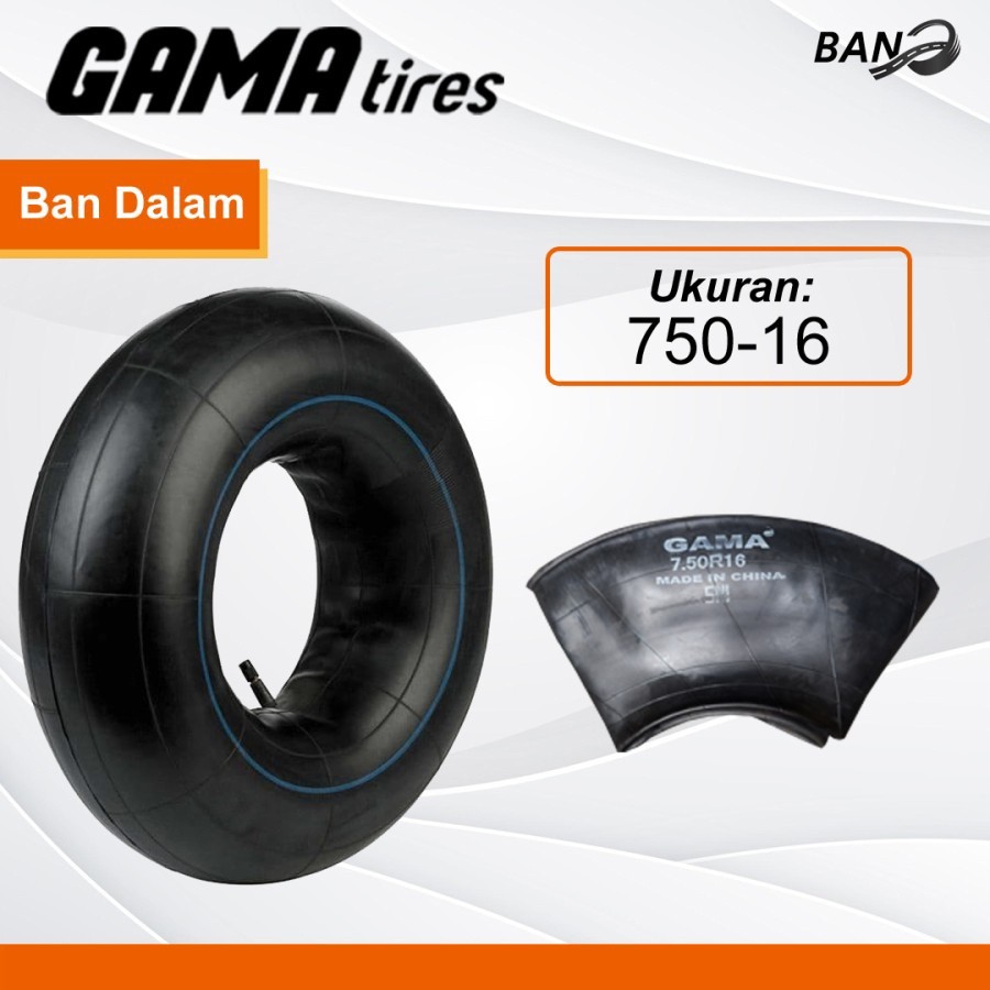Ban Dalam Truk Gama Tires Ukuran 7.50 750-16