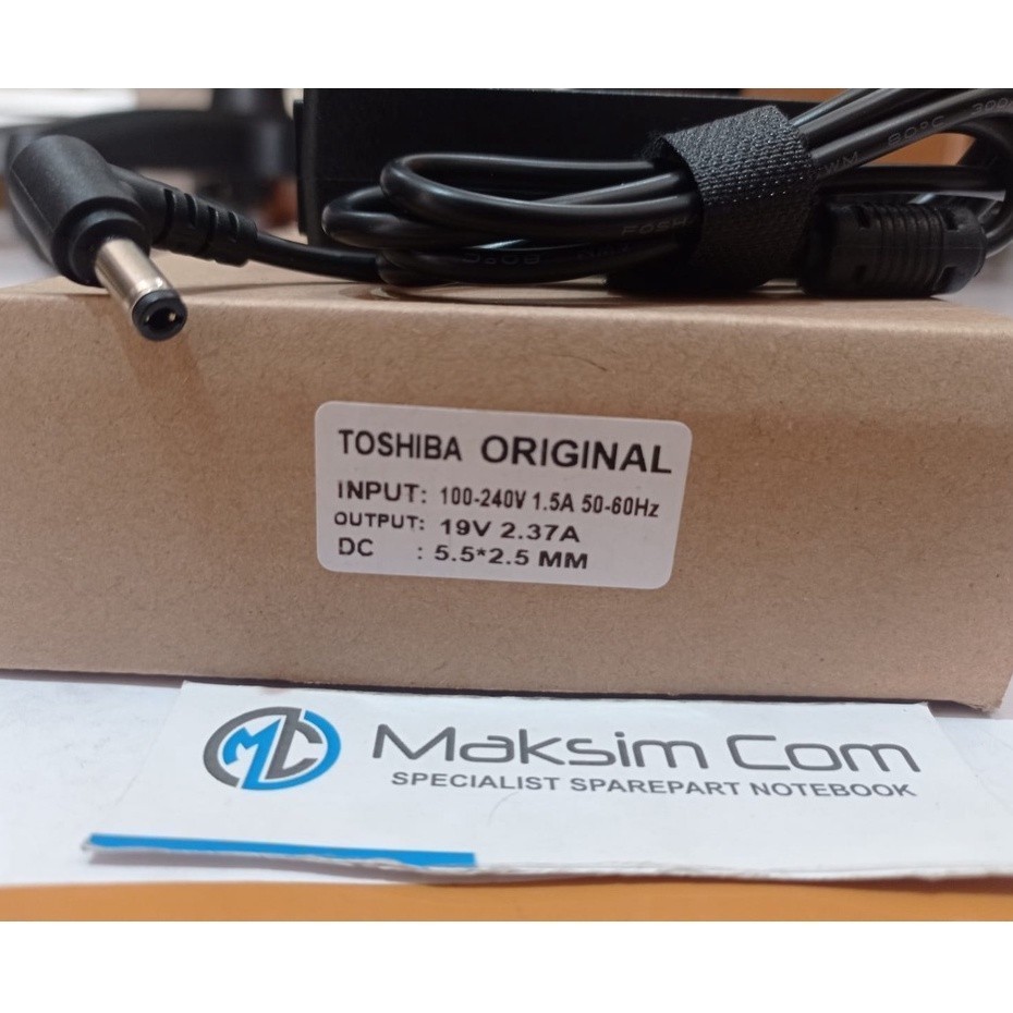 Adaptor Charger Toshiba Satellite C55 C55-B C55T C55D C55D-C Baru