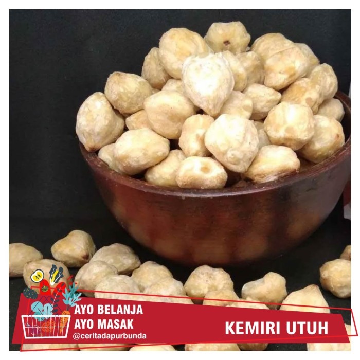 

KEMIRI per 250 gram [Pilih Varian : UTUH / KEMIRI GILING KERING]