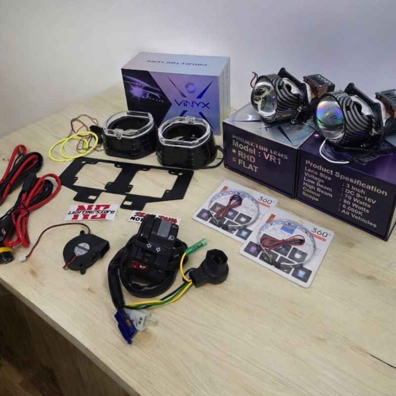 PROJIE PROJECTOR BILED VINYX VR1 3 INCH NMAX NEW