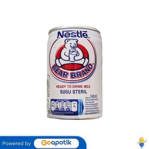 

Bear Brand Susu Steril 140 Ml Kaleng