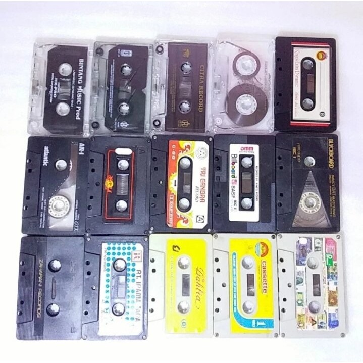 Kaset pita tape 1 pcs bisa untuk pajangan tampilan display dekorasi dinding ruangan kamar astetik vi