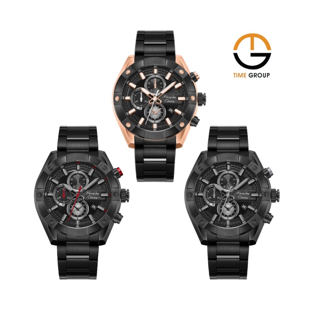 JAM TANGAN PRIA ALEXANDRE CHRISTIE AC6604 AC 6604 MC STAINLESS STEEL